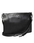 Dolce & Gabbana Black Palmellato Leather Logo Plaque Shoulder Borse Bag